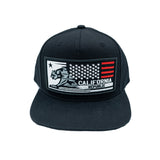 California Republic Black Snapback