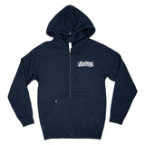 Cali Queen Men's Navy Zip Up Hoodie