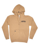 Cali Queen Men's Sandstone Zip Up Hoodie