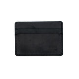 Black Leather Card Holder Wallet