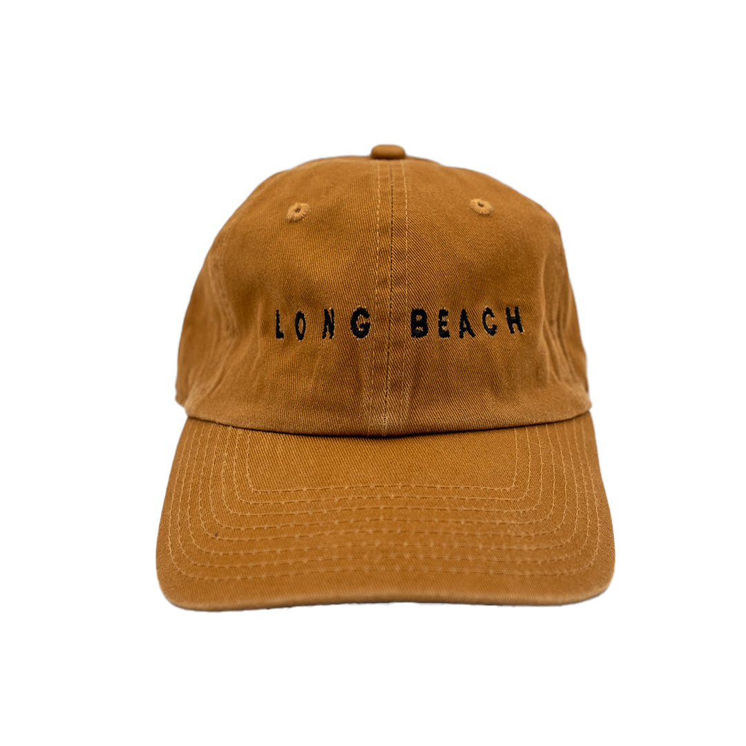 Long Beach Caramel Unstructured Dad Hat