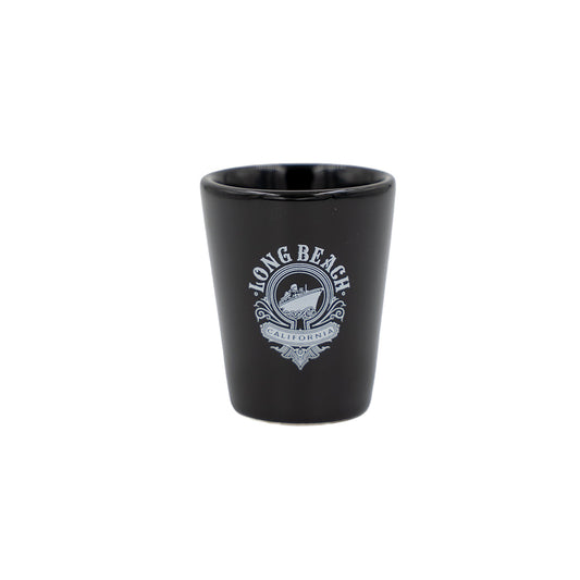 Cali Queen Black Ceramic Shot Glass