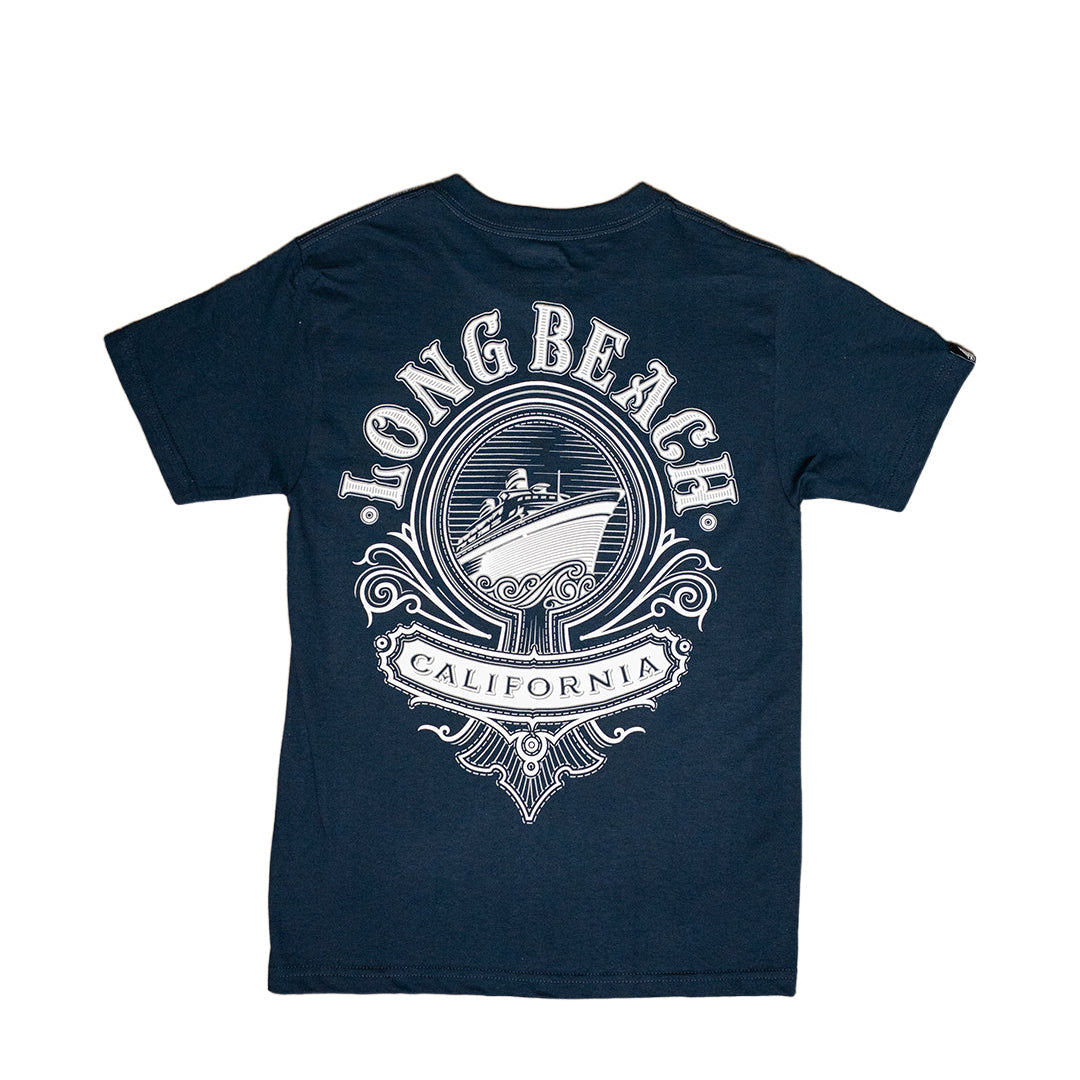 Cali Queen Men's Navy T-Shirt