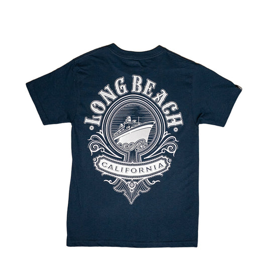 Cali Queen Men's Navy T-Shirt