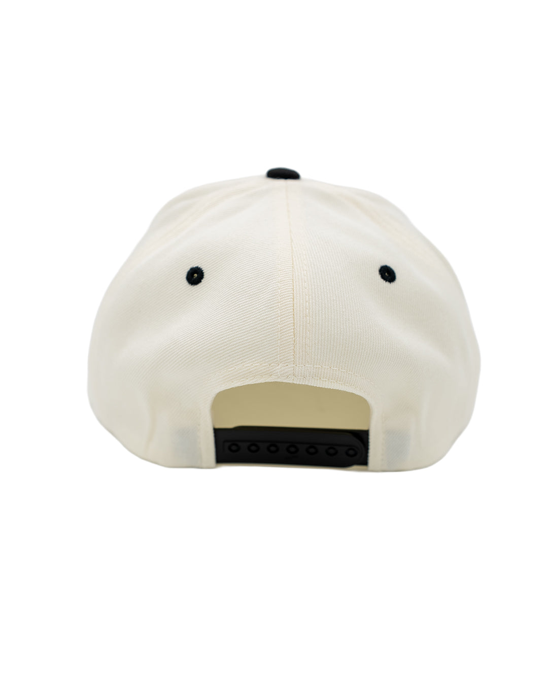 Classic LB Raised Cream Black Snapback- LBC Brand
