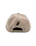 Cursive LB Black on Sandstone Snapback