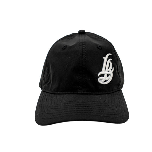Cursive LB Black Performance Perforated Snapback