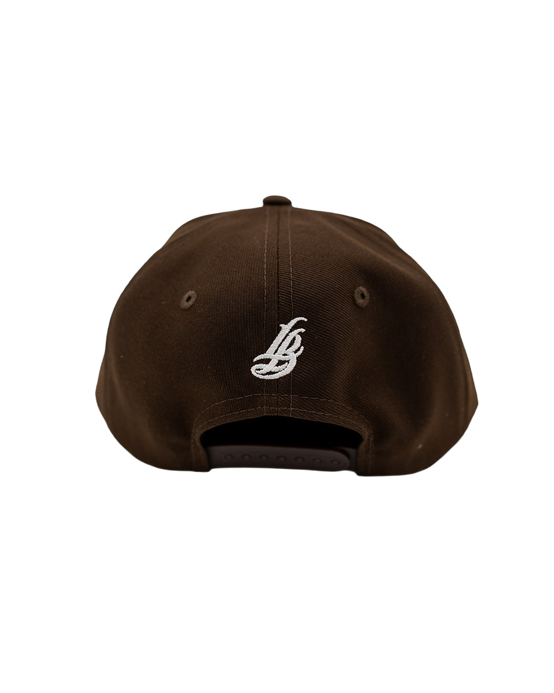 Cursive LB Brown Snapback
