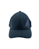 Cursive LB Dark Charcoal Performance Golf Hat w/Mesh Back