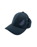 Cursive LB Dark Charcoal Performance Golf Hat w/Mesh Back