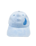 Cursive LB Light Blue Tie Dye Unstructured Dad Hat