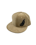 Cursive LB Tan Corduroy Snapback