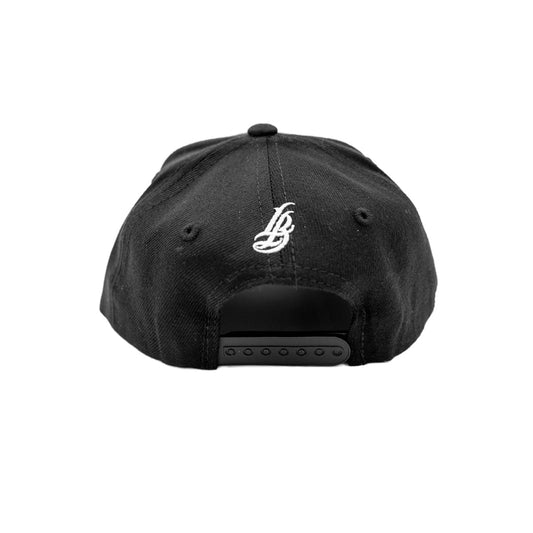 Cursive LB YOUTH Black Baseball Snapback