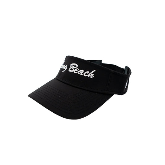 Cursive Long Beach Black Performance Visor