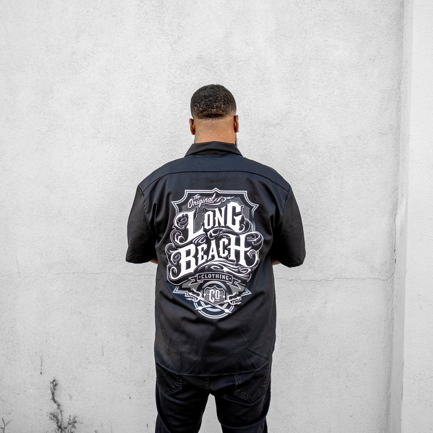 Dickies Oil Logo Men's Black Work Shirt