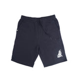 Men's Navy Cursive LB Fleece Shorts