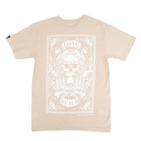 Skull Card Men's Sand T-Shirt