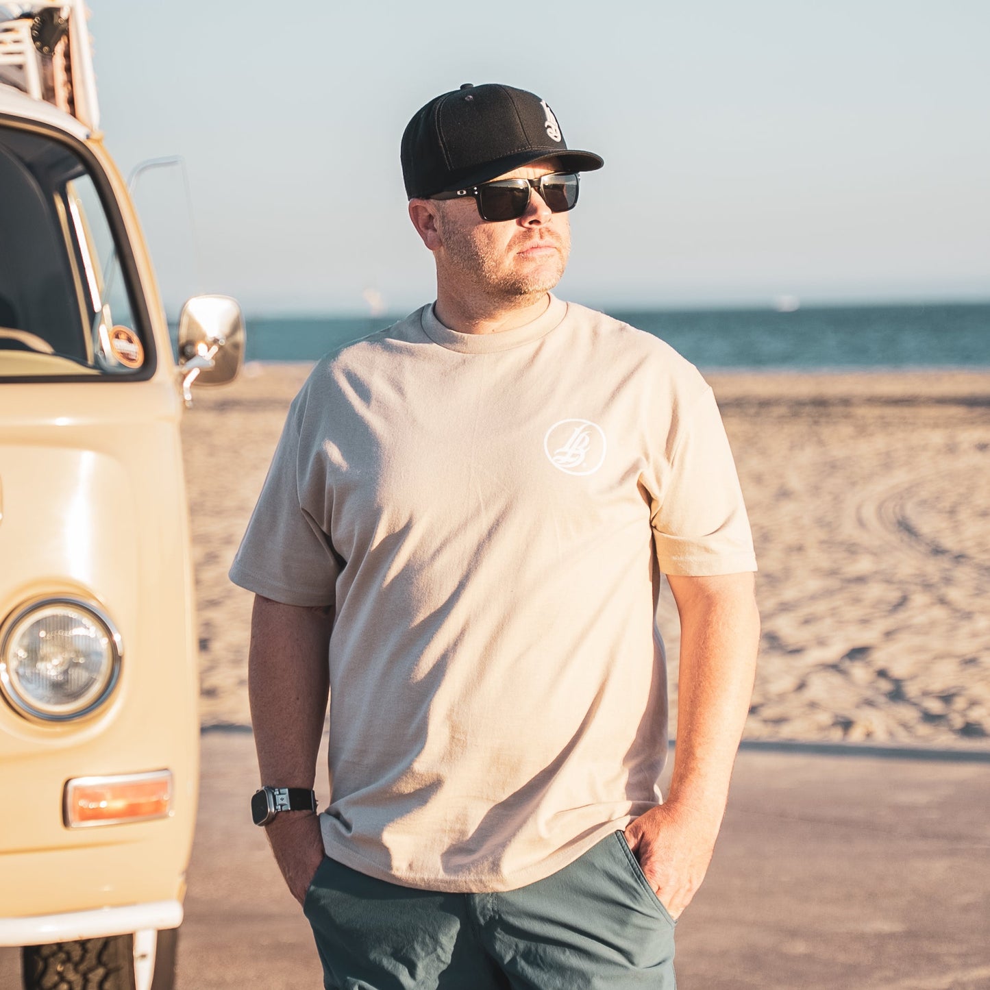 LB 1969 Bus Men's Sand T-Shirt