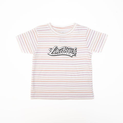 OG Logo Toddler Lilac Striped T-Shirt