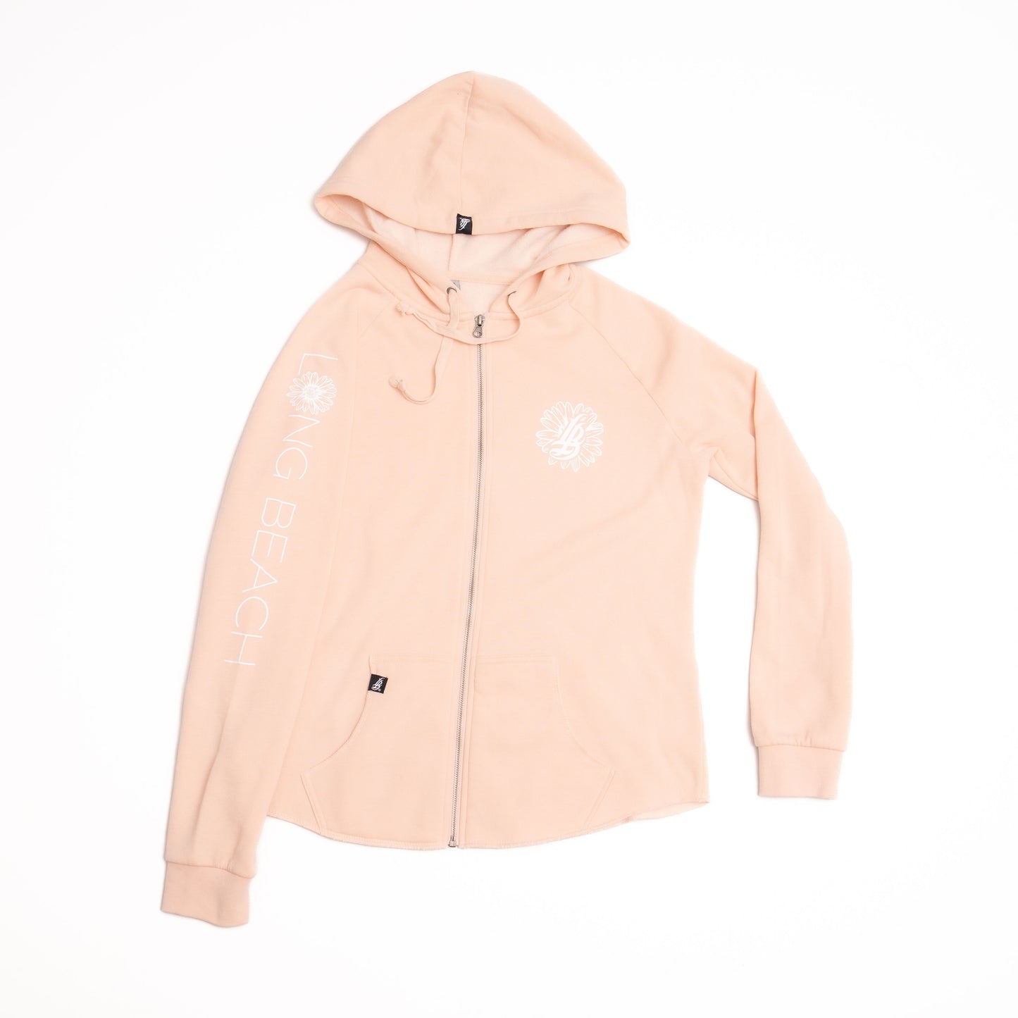 Daisy Women’s Wave Wash Blush Zip Up Hoodie