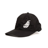 Cursive LB Black Performance Baseball Hat