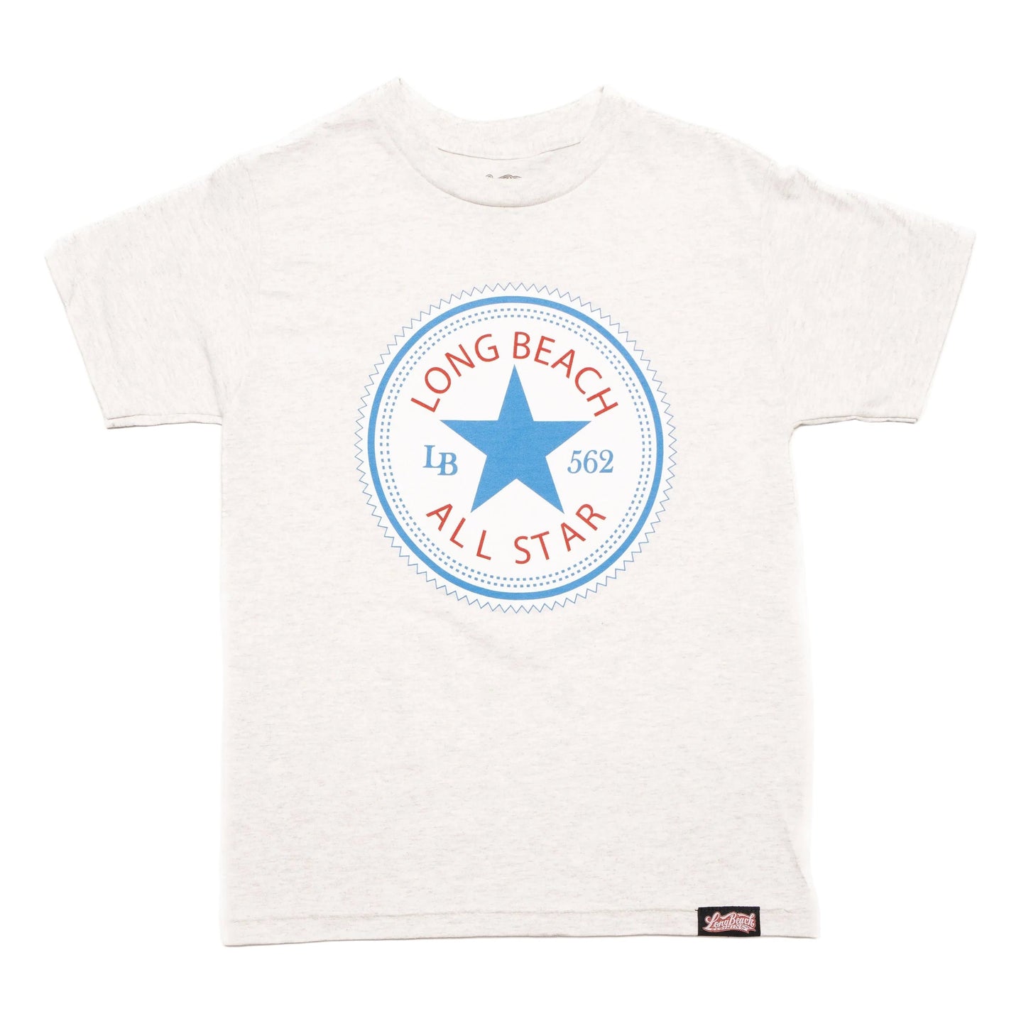 Long Beach All Star Men's Ash Grey T-Shirt