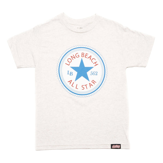 Long Beach All Star Men's Ash Grey T-Shirt