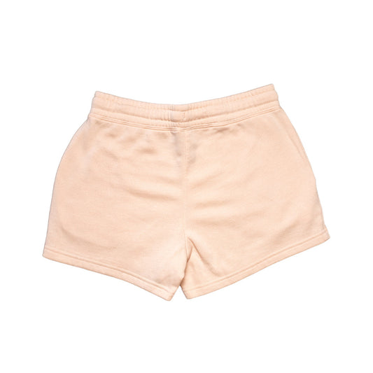 Embroidered Women's Long Beach Blush Fleece Shorts