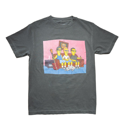 Everything Under the Sun Men's Garment-Dyed Vintage Black T-Shirt