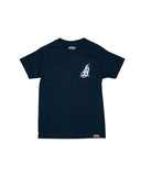 Long Beach Fonts Men's Navy T-Shirt