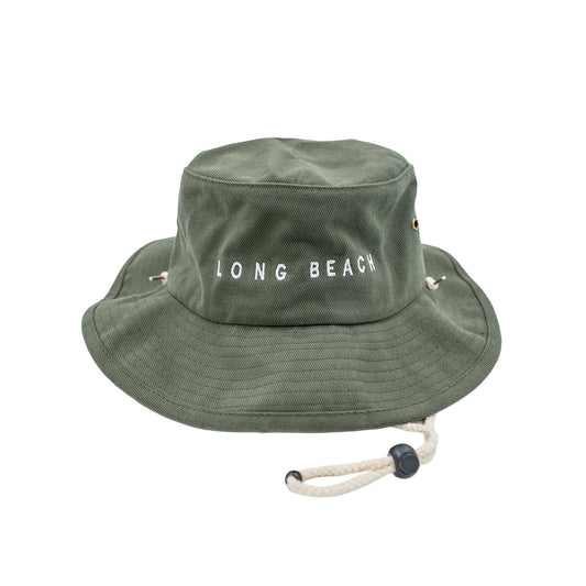 Long Beach Olive Green Fishing Hat