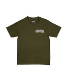 Hecho En Long Beach Men's Military Green T-Shirt