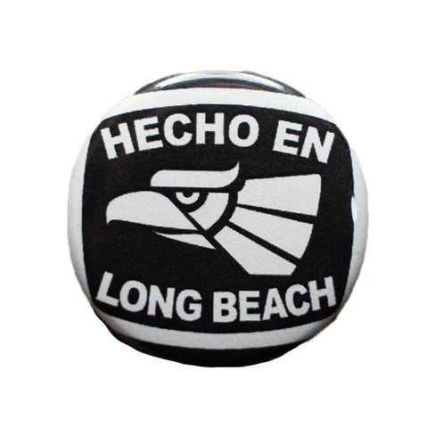 Hecho en Long Beach Button