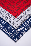 Long Beach Navy Block Letter Bandana