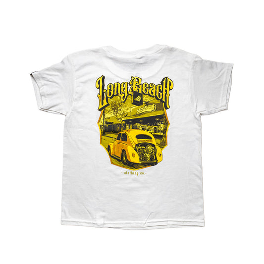 LBC Race Bug YOUTH White T-Shirt