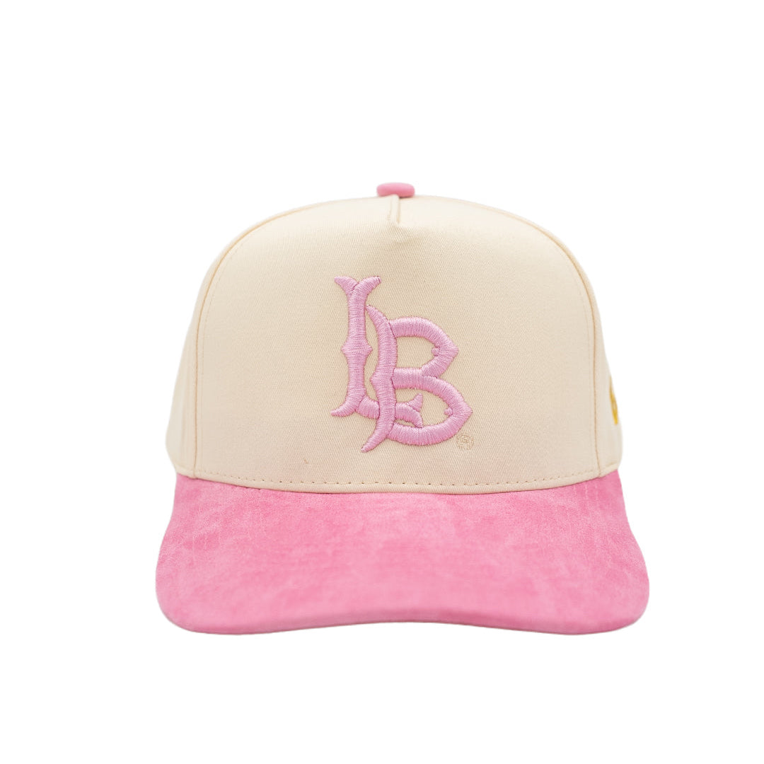 LB Cream Pink Snapback- LBC Brand