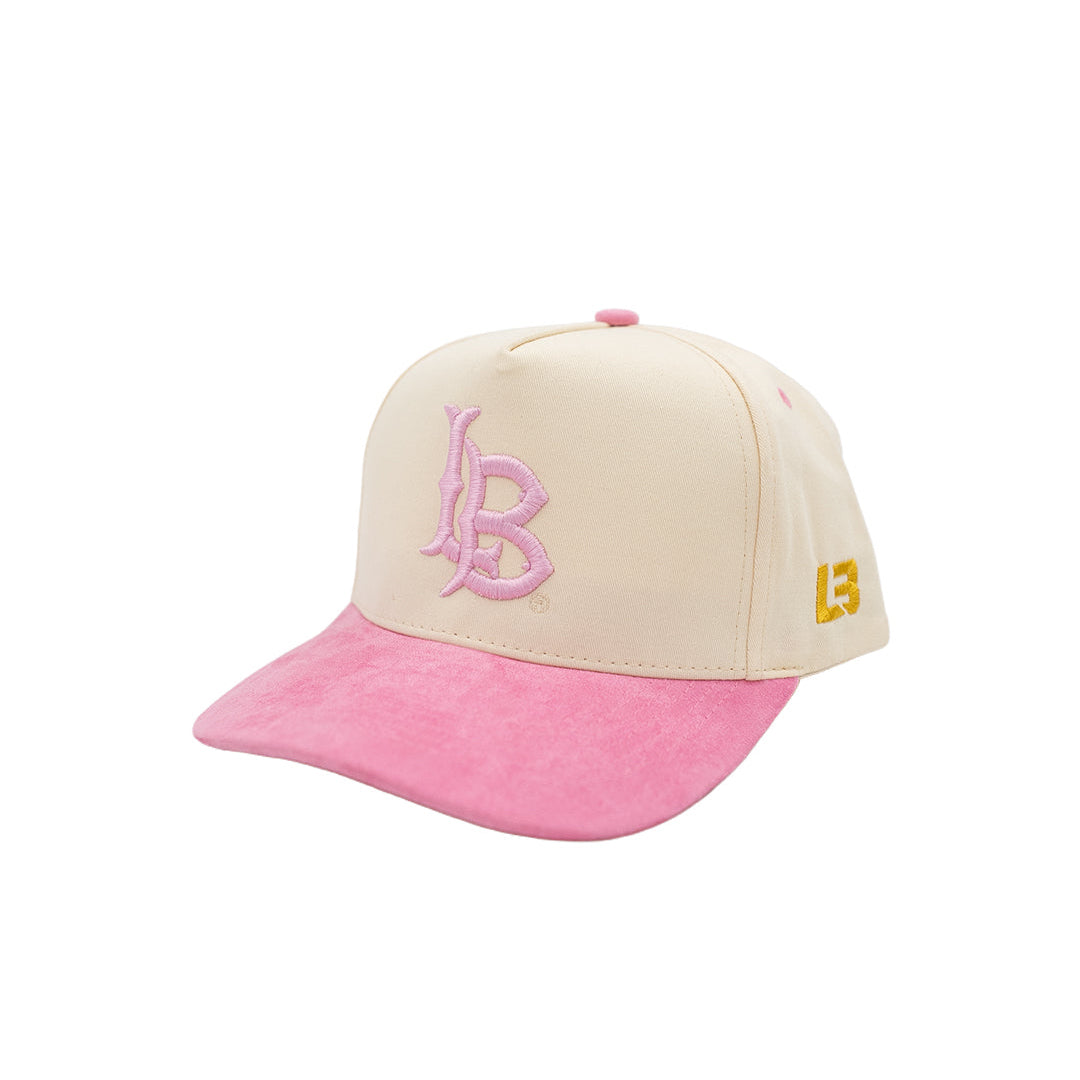 LB Cream Pink Snapback- LBC Brand