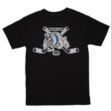 LB Dog Men's Black T-Shirt