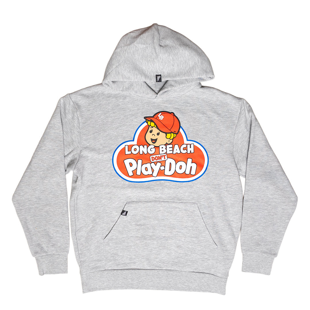 LB Don't Play Men's Heather Grey Pullover Hoodie