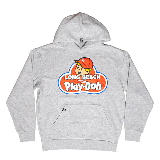 LB Don't Play Men's Heather Grey Pullover Hoodie
