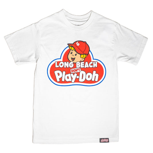 LB Don't Play Men's White T-Shirt