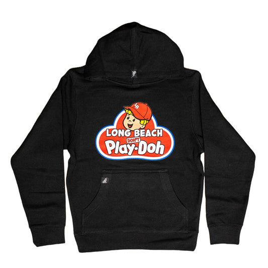 LB Don't Play YOUTH Black Pullover Hoodie