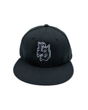 LB Jagged Black Snapback