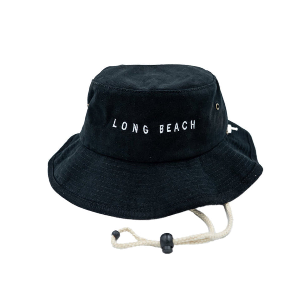 Long Beach Black Fishing Hat