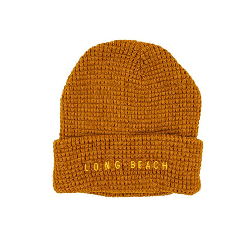 Long Beach Ginger Waffle Beanie