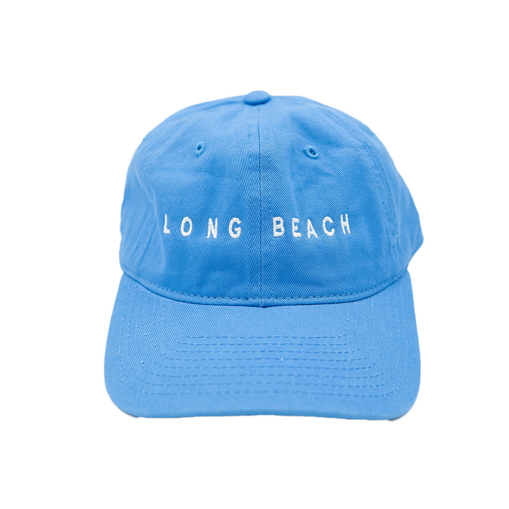 Long Beach Sky Blue Unstructured Dad Hat