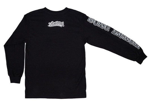 Long Beach Men's Black Long Sleeve T-Shirt