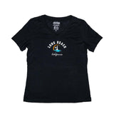 LB Lighthouse Women's Black V-Neck