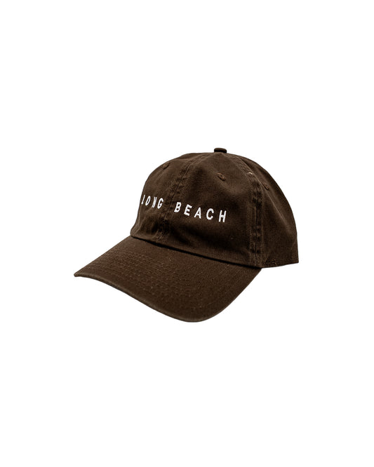 Long Beach Brown Unstructured Dad Hat