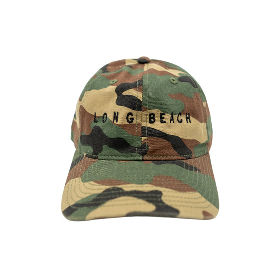 Long Beach Camo Unstructured Dad Hat
